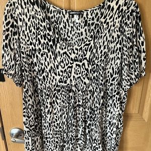 Heimish top black cream bulgari fabric